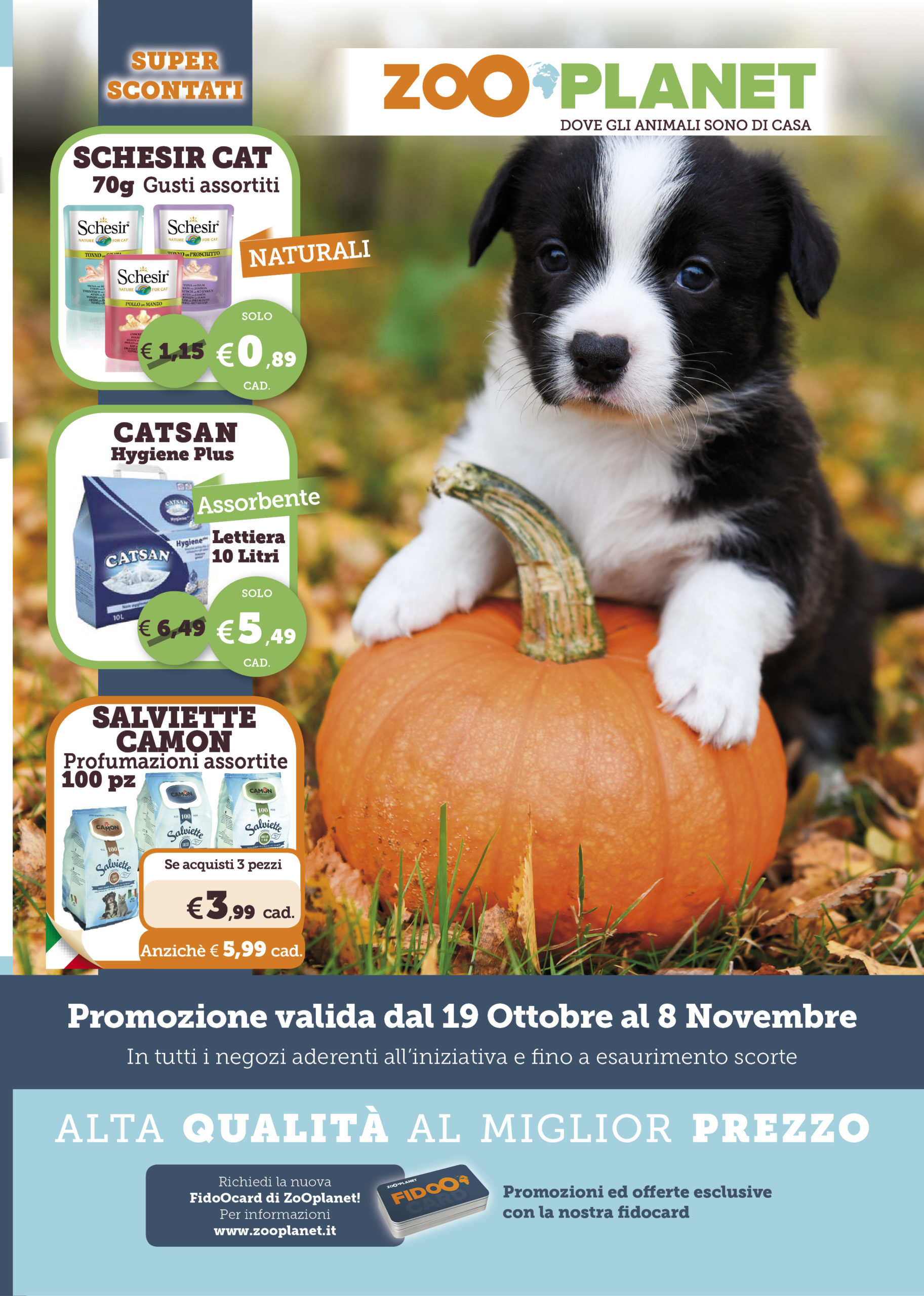 Promozioni Zooplanet Autunno 2020