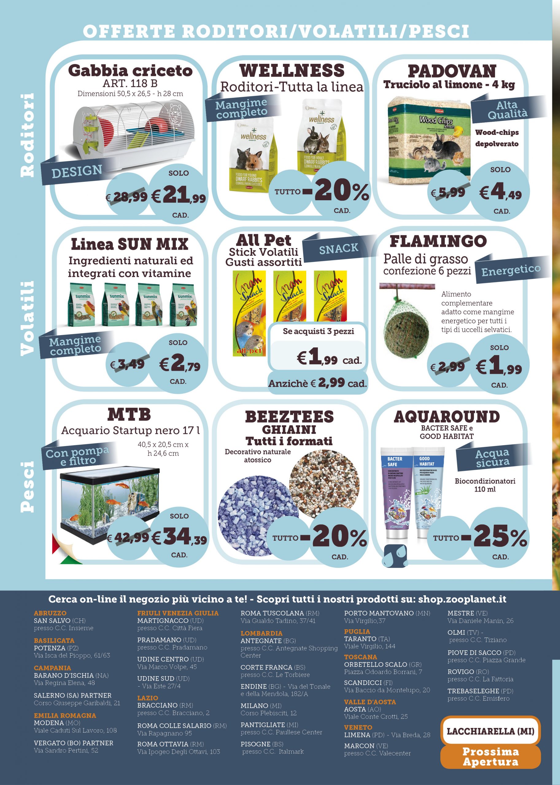 Promozioni Zooplanet Autunno 2020