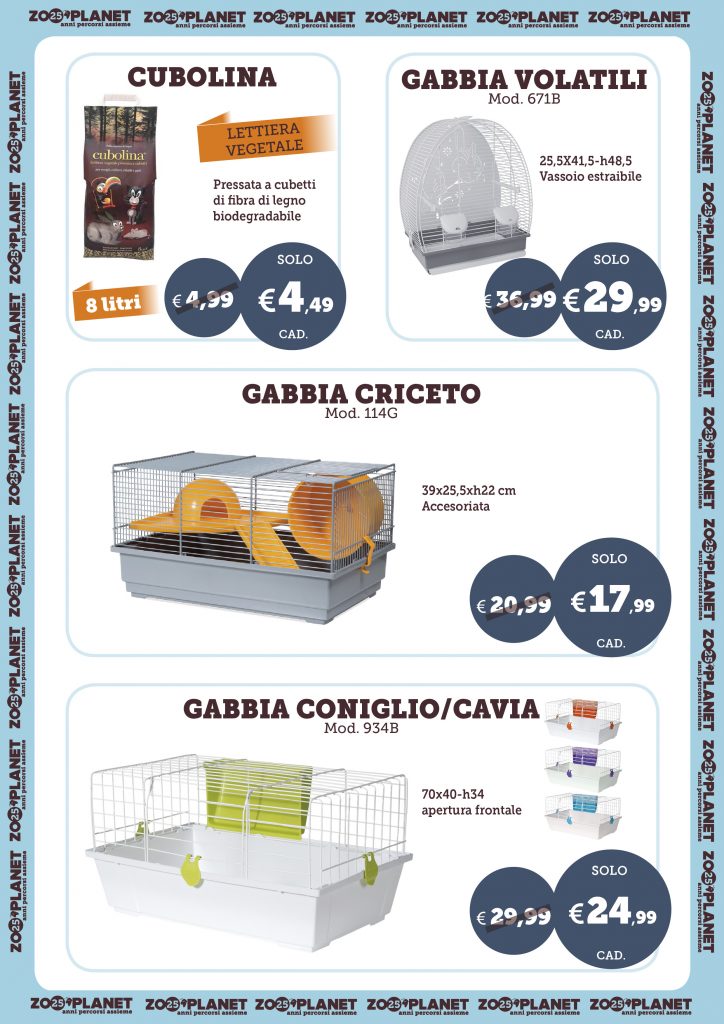 Promozioni per animali