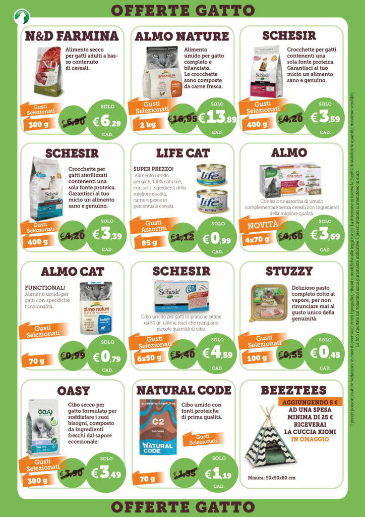 offerte per animali