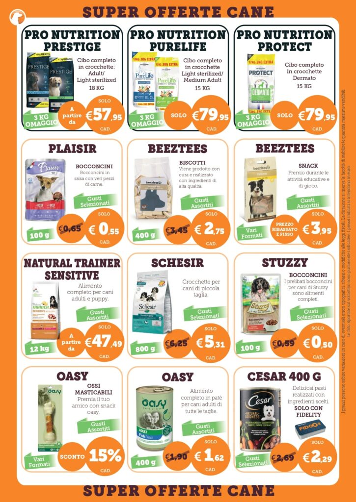 offerte per animali